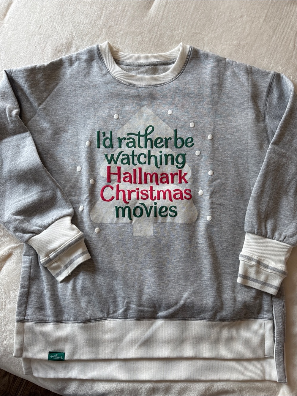 "I'd rather be watching Hallmark Christmas movies"Crewneck Sweatshirt